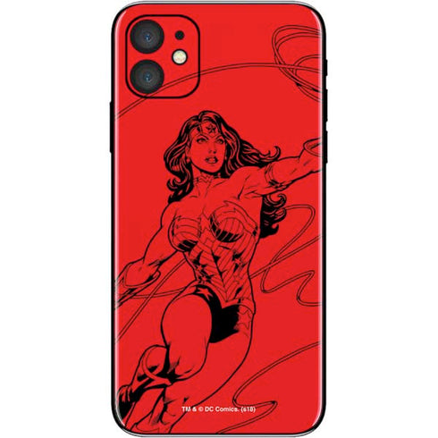 DC Comics Wonder Woman Comic Pop iPhone 11 Skin